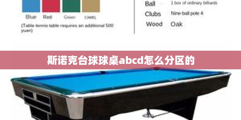 斯诺克台球球桌abcd怎么分区的
