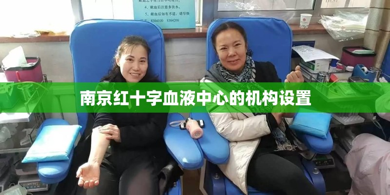 南京红十字血液中心的机构设置