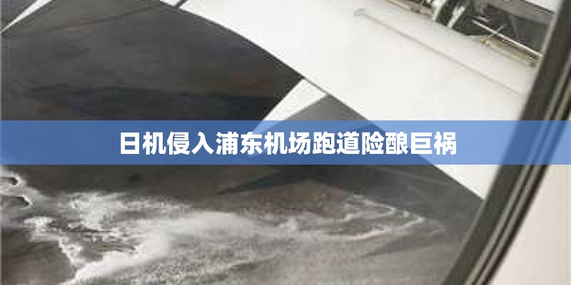 日机侵入浦东机场跑道险酿巨祸