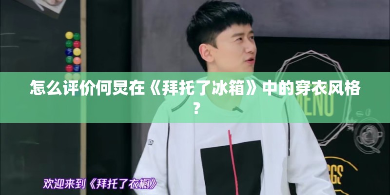 怎么评价何炅在《拜托了冰箱》中的穿衣风格？
