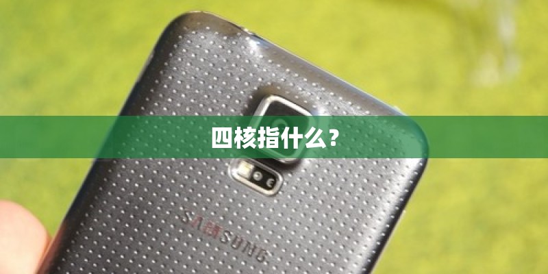 四核指什么？