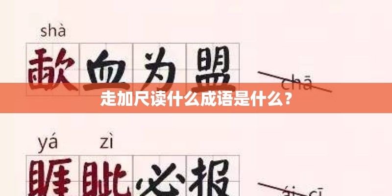 走加尺读什么成语是什么？