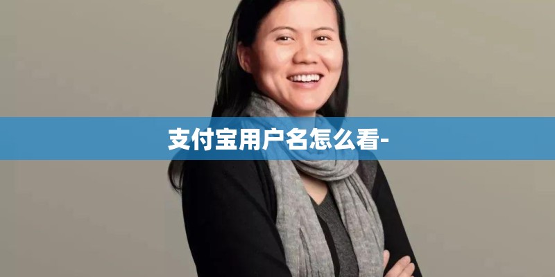 支付宝用户名怎么看-
