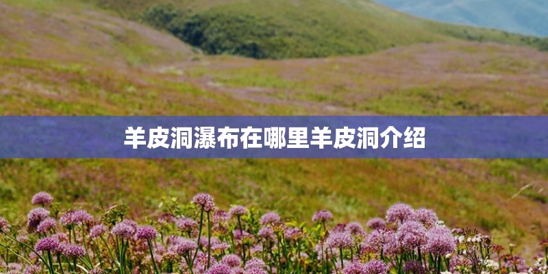羊皮洞瀑布在哪里羊皮洞介绍 羊皮洞瀑布在哪里羊皮洞介绍