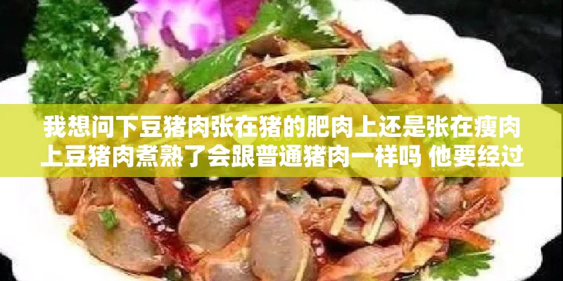 我想问下豆猪肉张在猪的肥肉上还是张在瘦肉上豆猪肉煮熟了会跟普通猪肉一样吗 他要经过多少温度会死掉