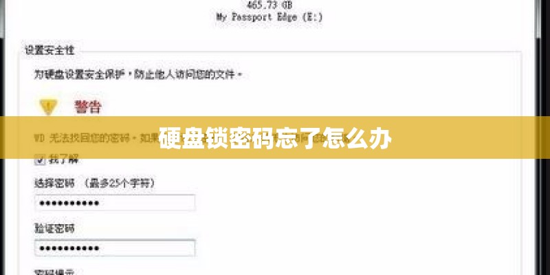 硬盘锁密码忘了怎么办 硬盘锁密码忘了怎么办