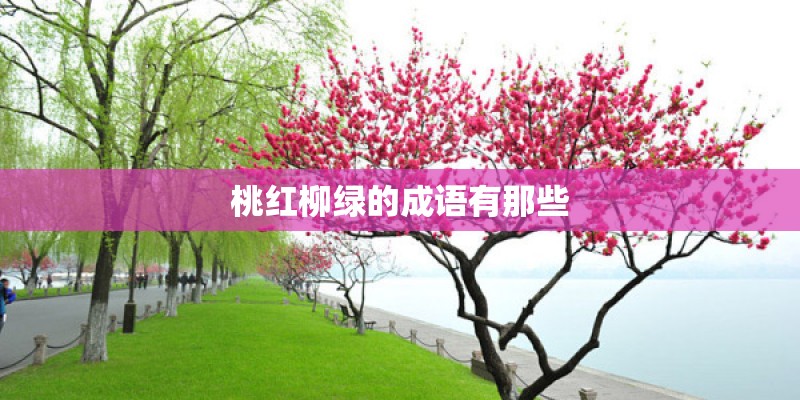 桃红柳绿的成语有那些