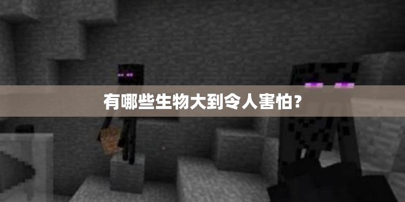 有哪些生物大到令人害怕？
