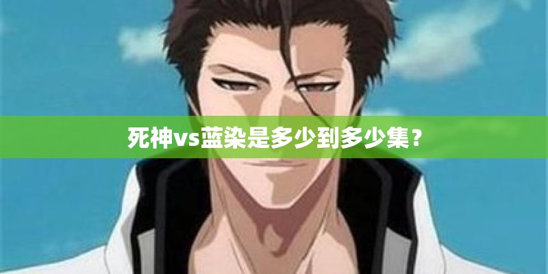 死神vs蓝染是多少到多少集？