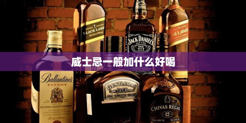 威士忌一般加什么好喝