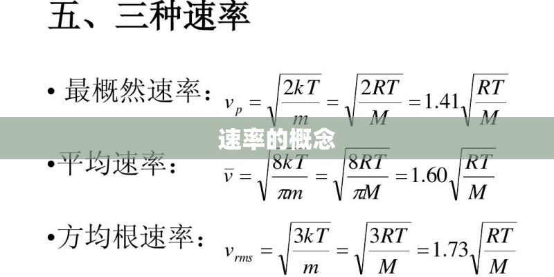 速率的概念