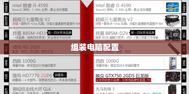 组装电脑配置