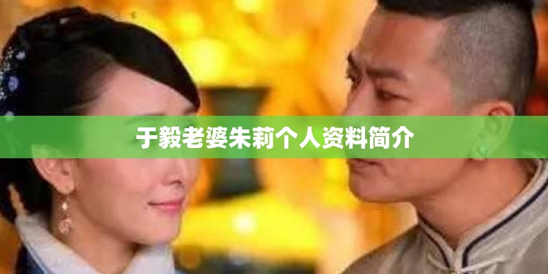 于毅老婆朱莉个人资料简介