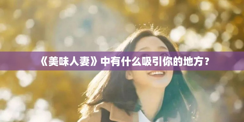 《美味人妻》中有什么吸引你的地方？