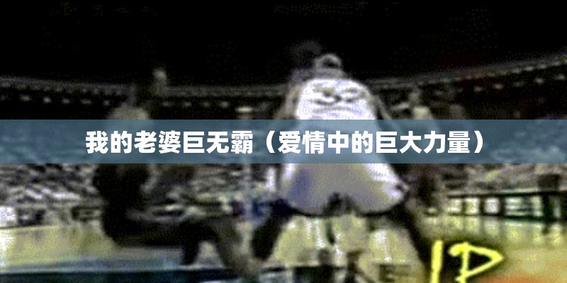 我的老婆巨无霸（爱情中的巨大力量）