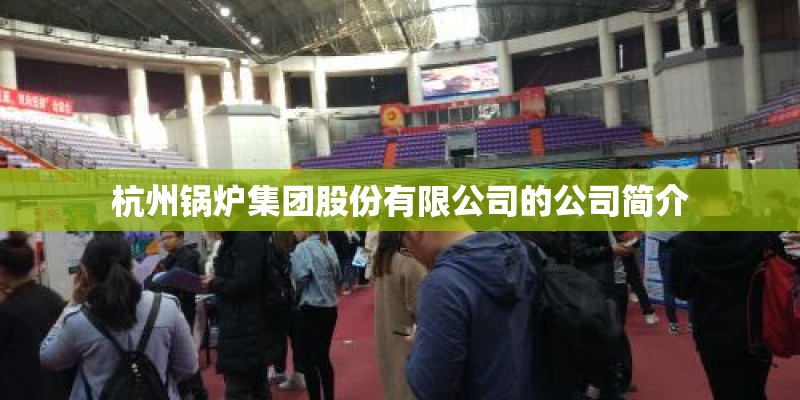杭州锅炉集团股份有限公司的公司简介