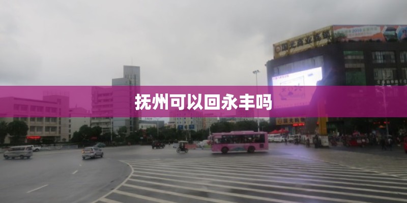 抚州可以回永丰吗