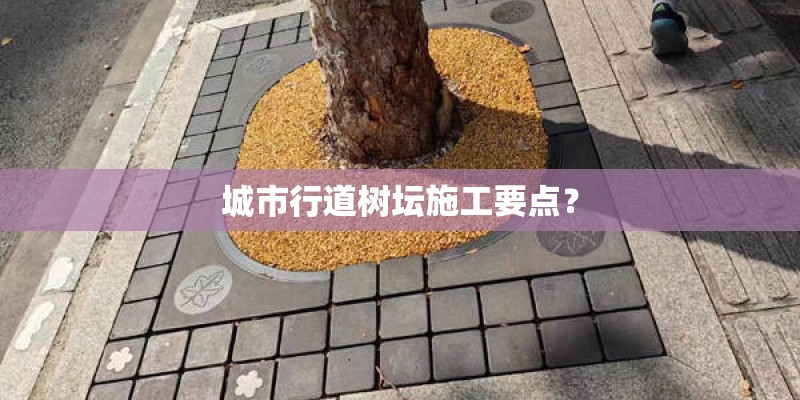 城市行道树坛施工要点? 城市行道树坛施工要点?