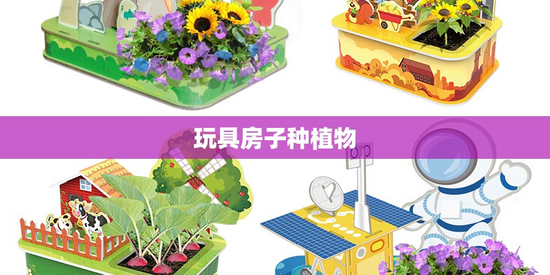 玩具房子种植物